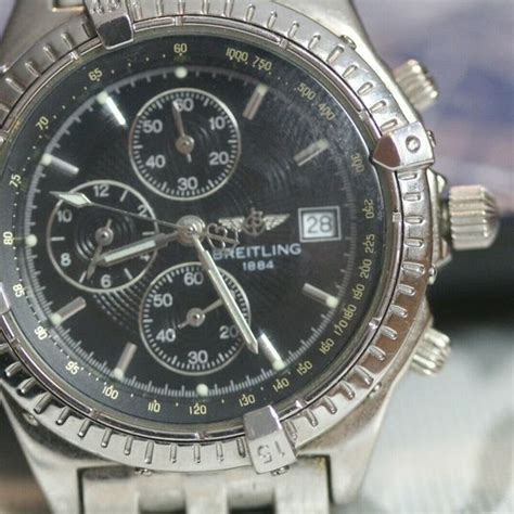 breitling 1884 chronograph quartz|Breitling 1884 chronometre automatic watch.